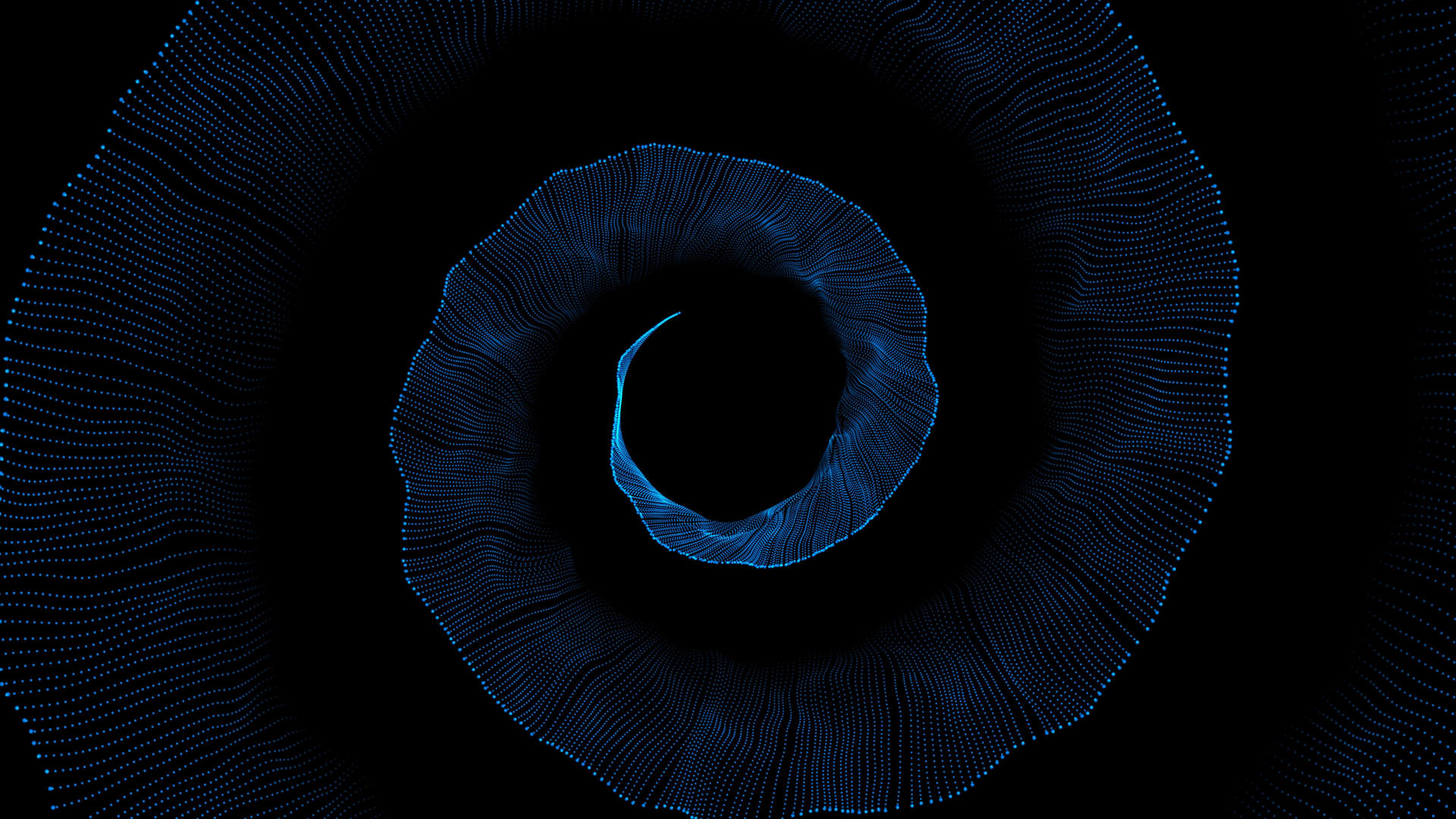 4k粒子线条科技蓝色背景视频的预览图