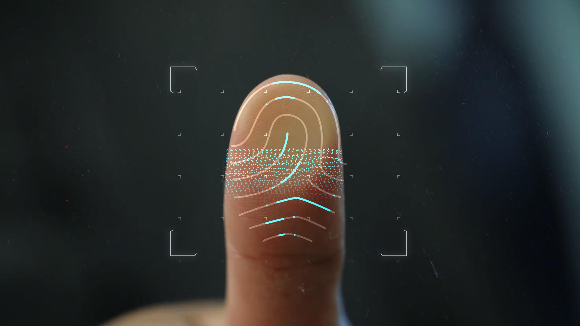 蓝色科技指纹识别人工智能AIGC视频的预览图