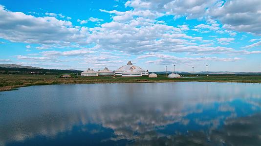 夏季景观内蒙古勒川草原视频的预览图
