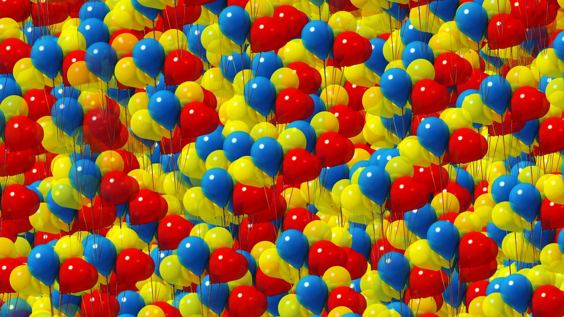 气球动态背景素材视频的预览图