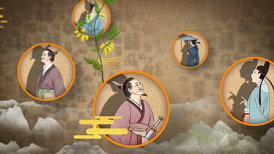 传统古风古人文化传承视频的预览图