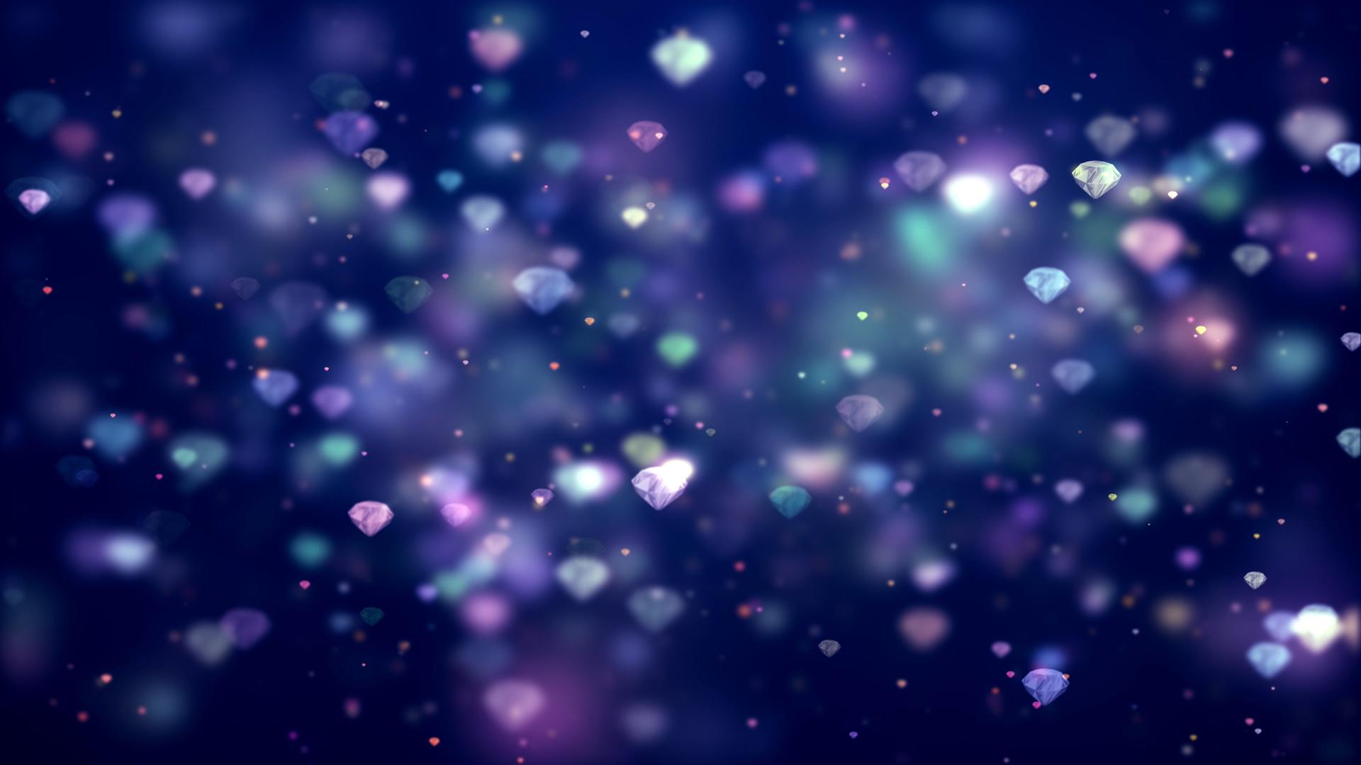 4K粒子钻石唯美背景视频的预览图