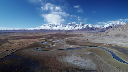 帕米尔高原塔合曼湿地和新疆喀什塔县慕士塔格峰的预览图