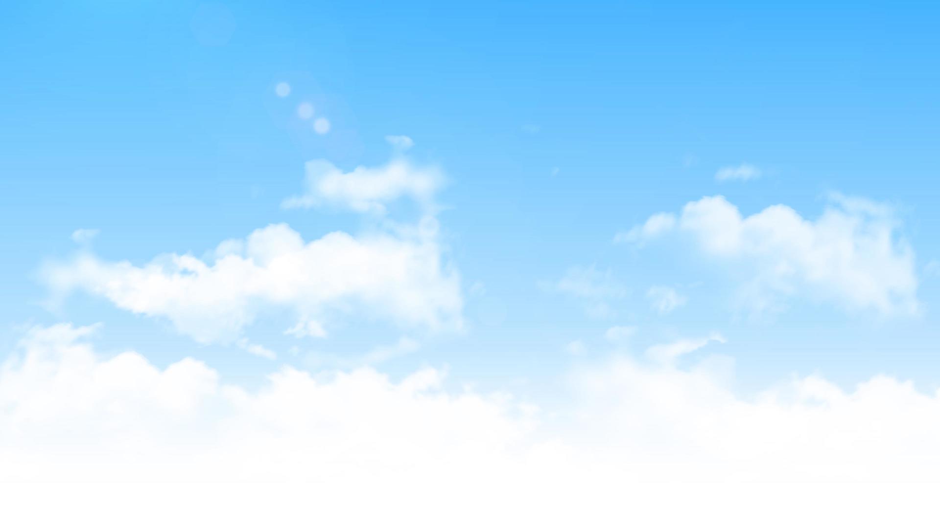 蓝天白云背景视频素材视频的预览图