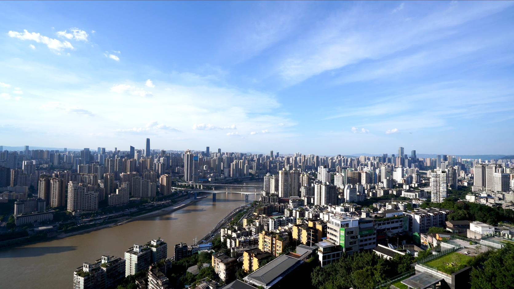 4K重庆城市全景实拍视频的预览图