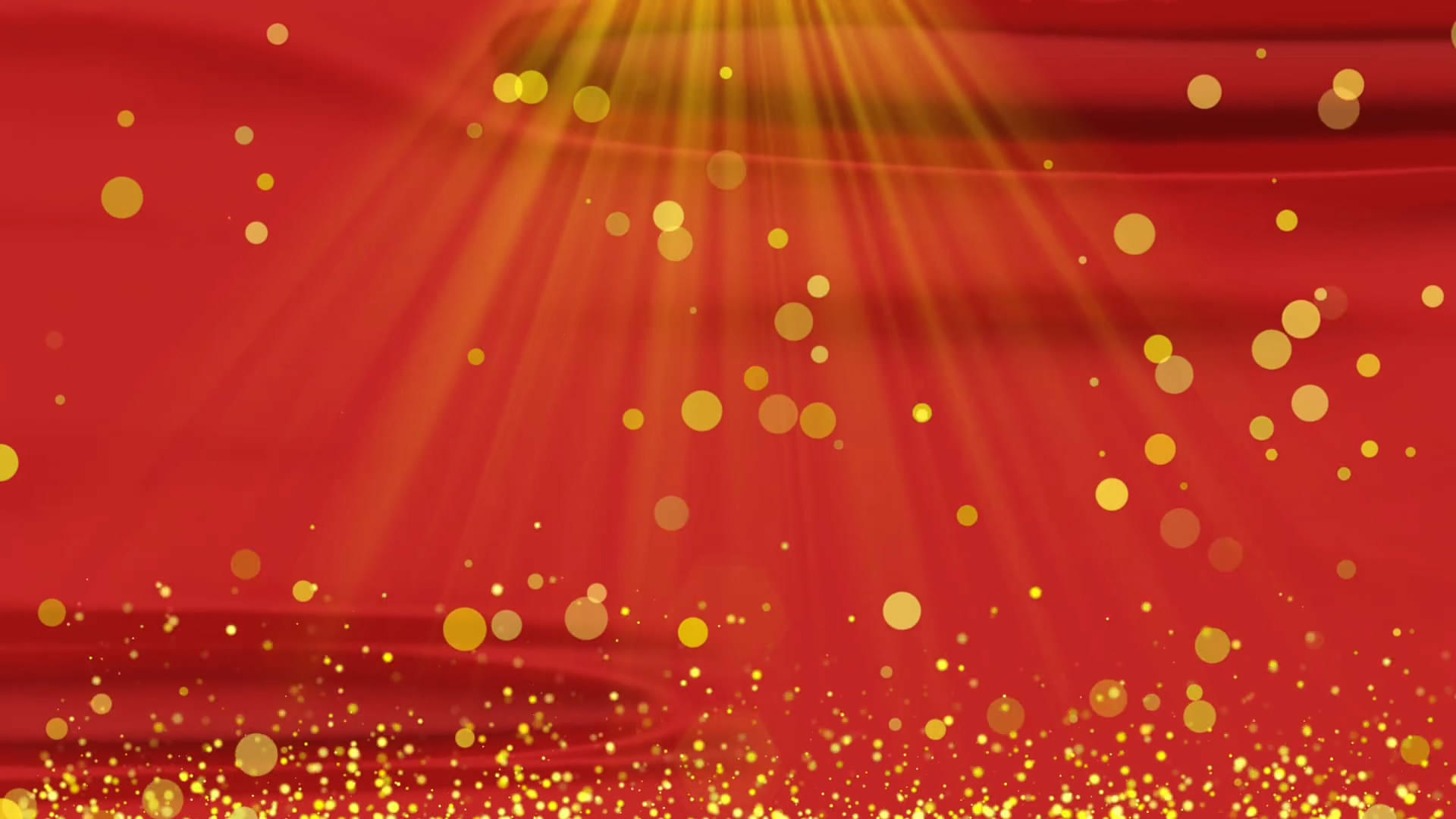 红色丝绸背景金色粒子视频的预览图