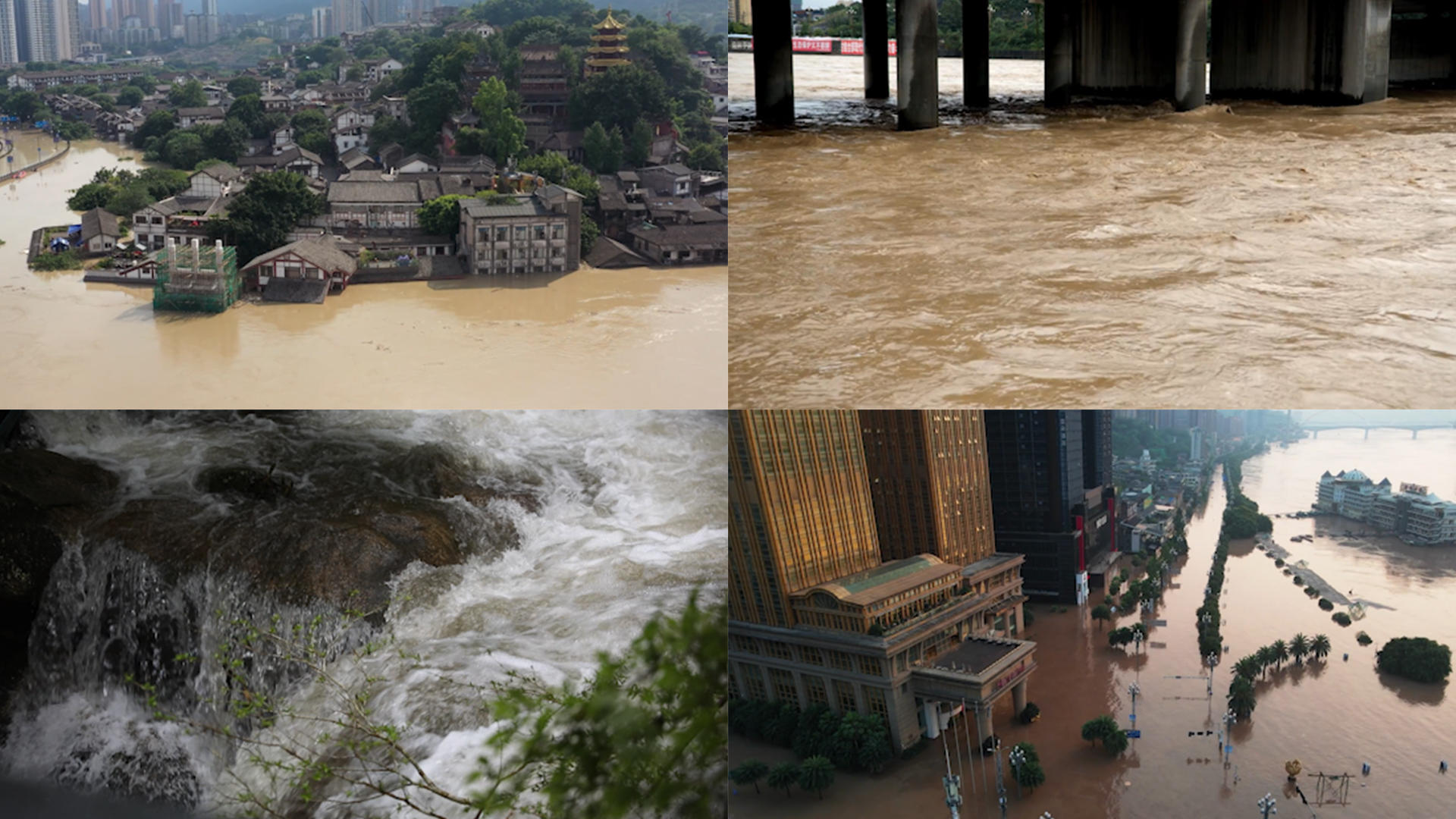 气候灾害洪涝合集视频的预览图