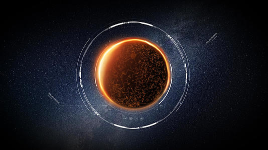 科技感太阳系视频的预览图