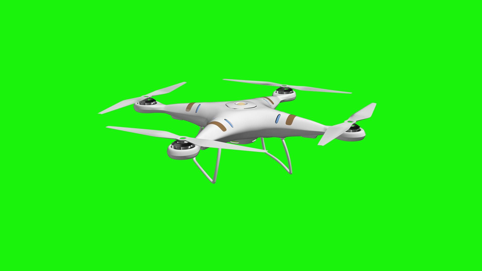 无人机特效绿幕素材视频的预览图