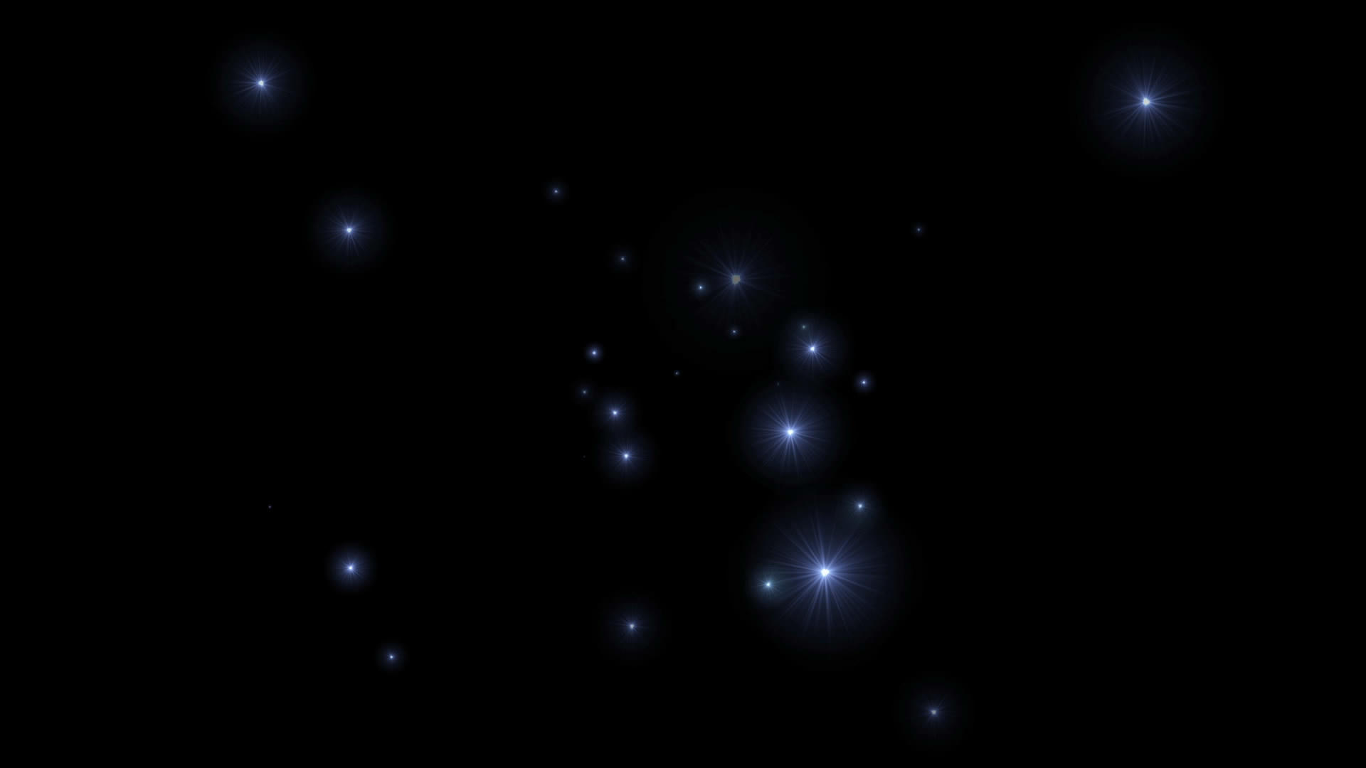无缝循环闪烁星光粒子动态视频元素视频的预览图