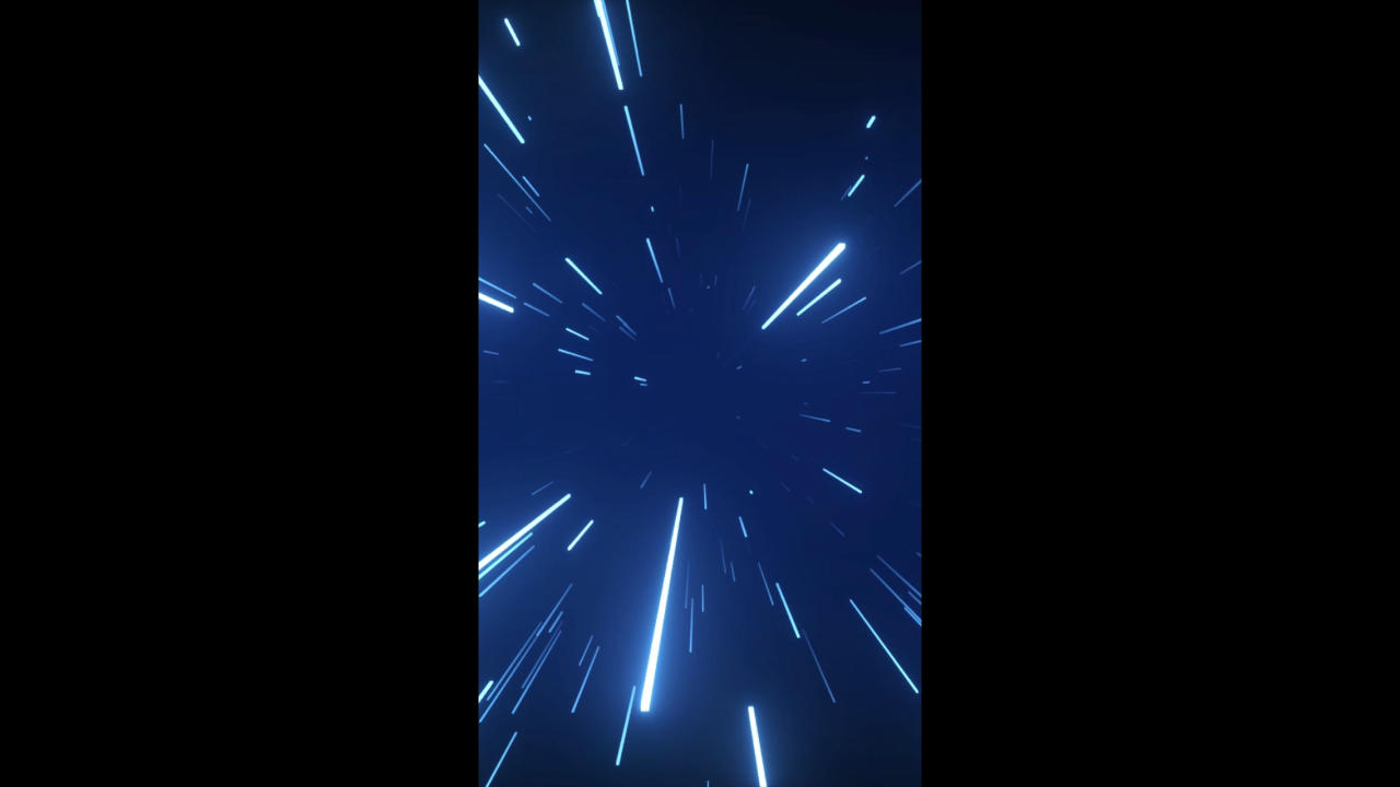 蓝色科技光线粒子背景视频的预览图