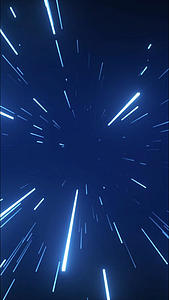 蓝色科技光线粒子背景视频的预览图