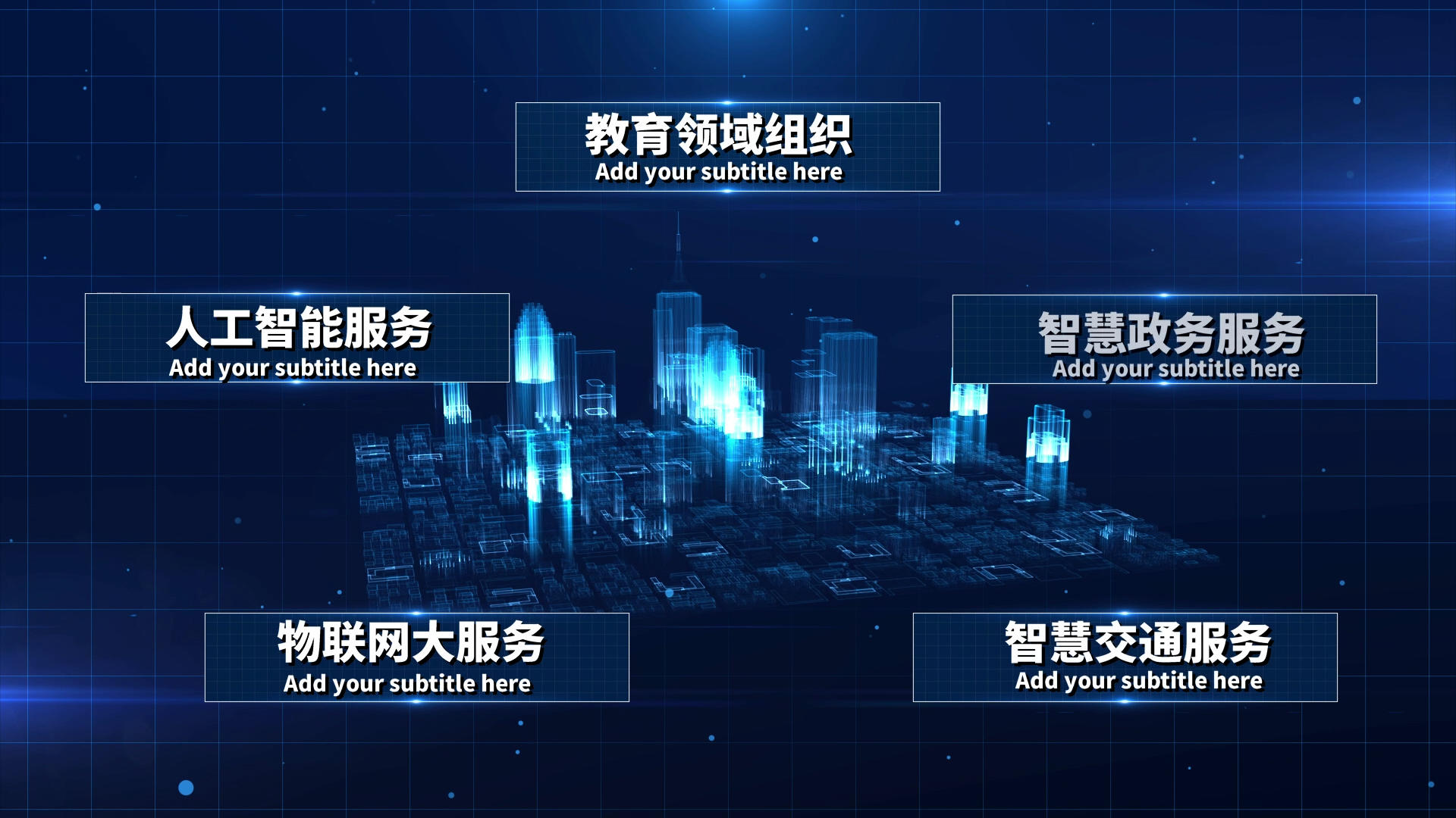城市扫描大数据科技分类ED模板视频的预览图