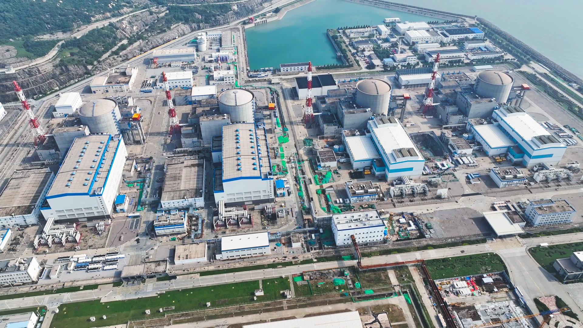 连云港田湾核电站4K航拍视频的预览图