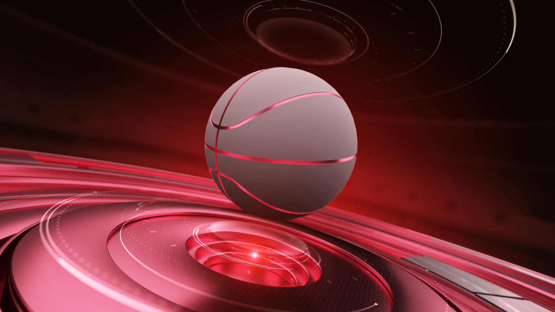 三维体育篮球直播片头视频ae模板视频的预览图