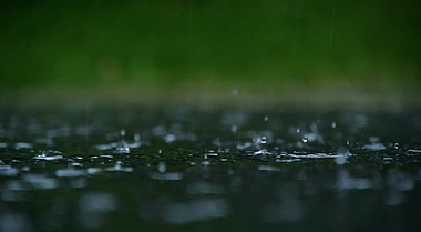1080唯美下雨天雨滴雨水滴落升格意境空镜视频的预览图