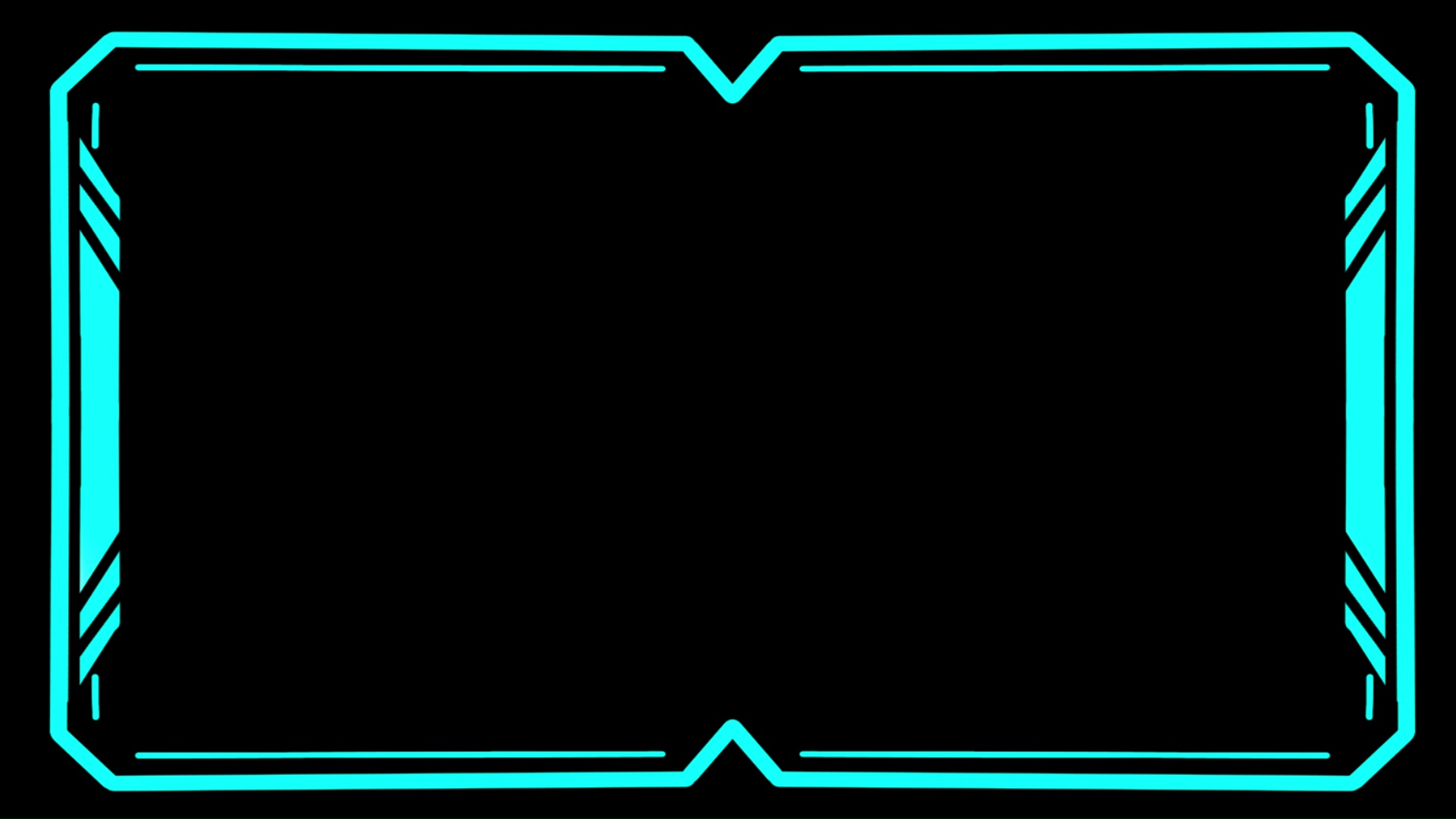 游戏电竞边框标题栏科技感蓝色视频边框视频的预览图