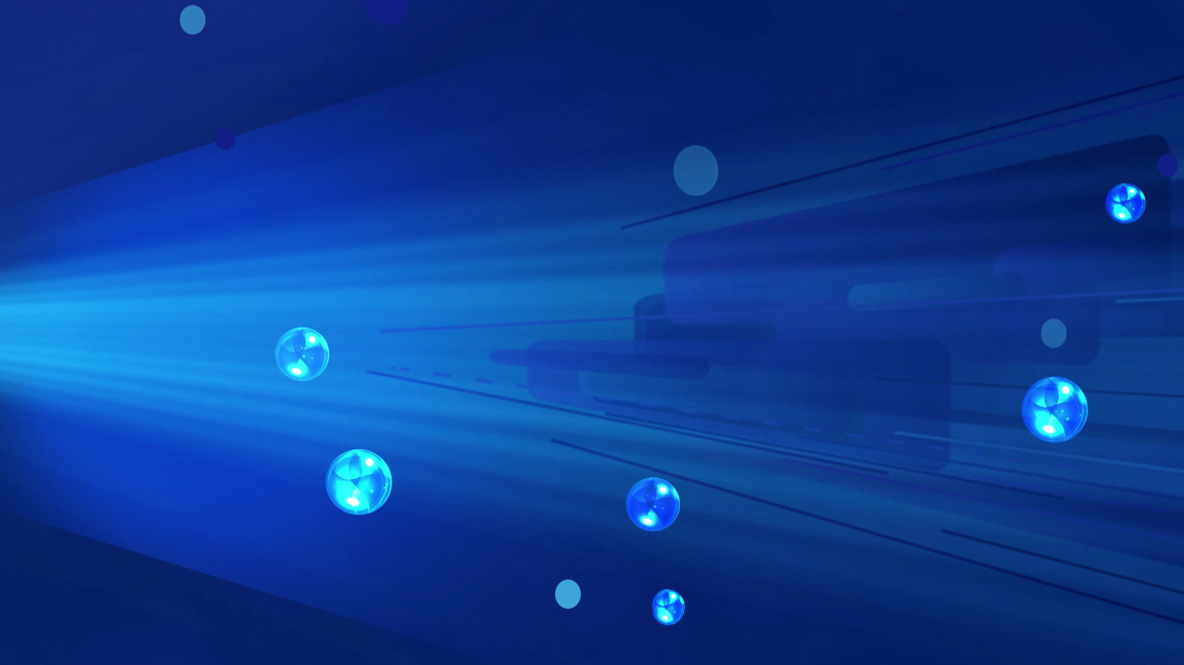 科技蓝色粒子光线动态视频背景视频的预览图