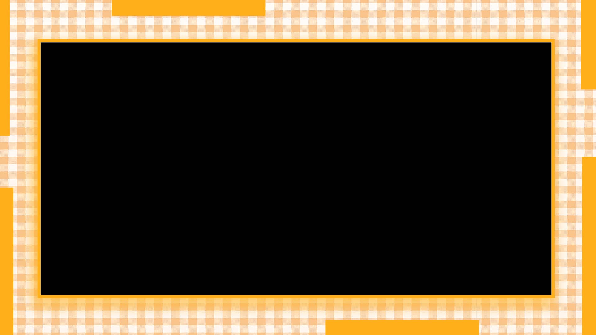 原创简约橙色格子动态视频边框视频的预览图