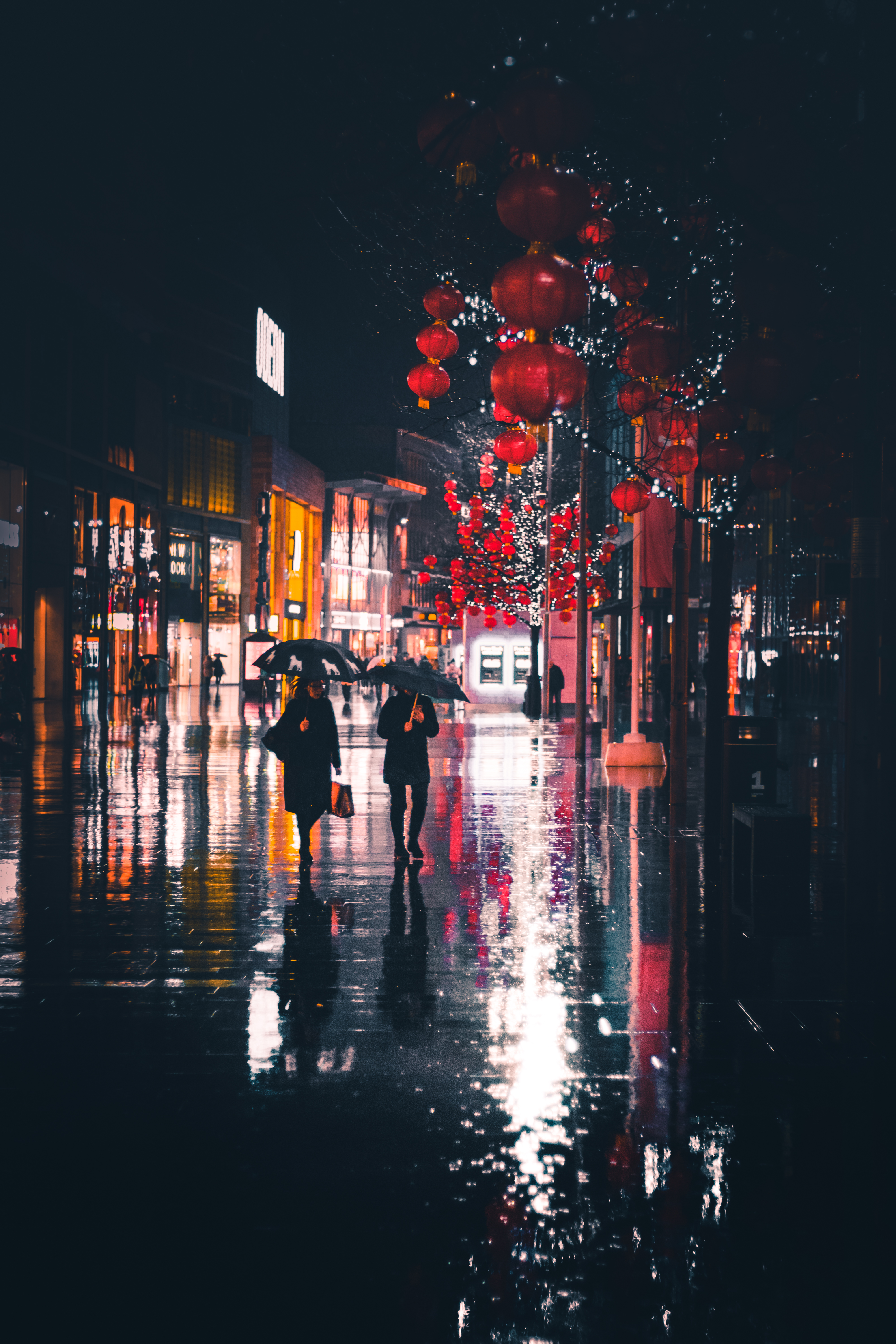 都市雨夜
