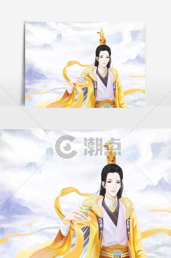 玉皇大帝天帝神仙设计元素1024*1540图片素材免费下载-编号1367821-潮点视频