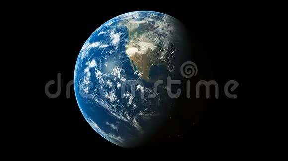三维旋转世界无缝循环动画展示地球视频的预览图