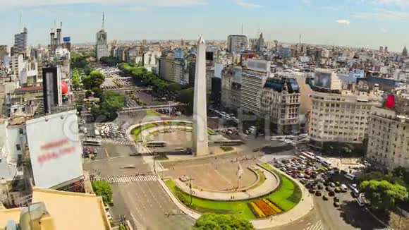 城市交通时间过后布宜诺斯艾利斯高于动物园视频的预览图