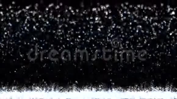 摘要落雨溅水气泡颗粒背景视频的预览图