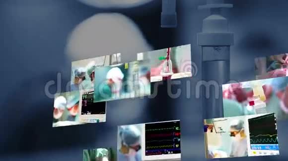医学蒙太奇手术视频的预览图