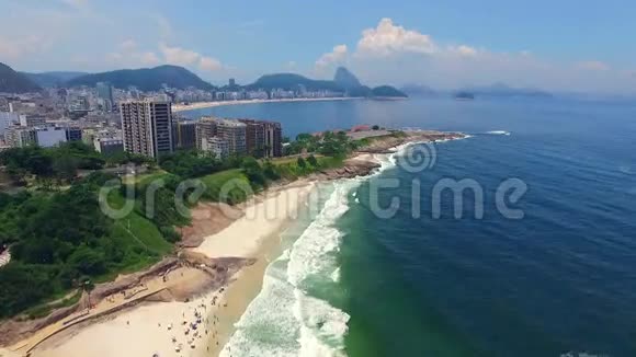 空中里约热内卢和大西洋什维列夫视频的预览图