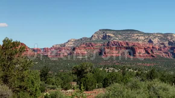 美国亚利桑那州塞多纳城堡岩石全景视频的预览图