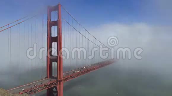 雾过金门大桥视频的预览图