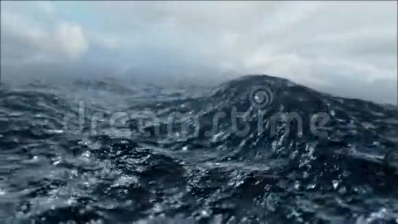 粗糙的海洋循环3D视频的预览图