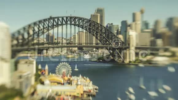 悉尼港倾斜移位延时视频的预览图