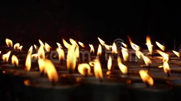 蜡烛近景视频的预览图