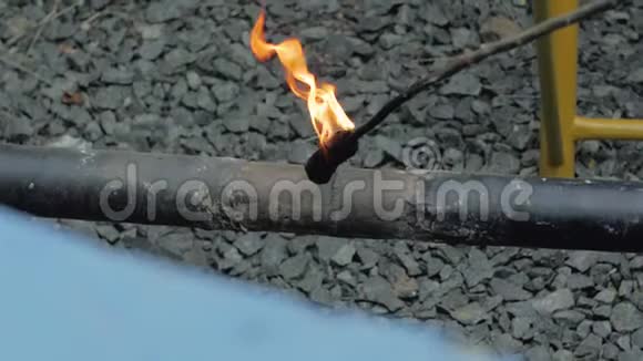煤气管道火焰视频的预览图