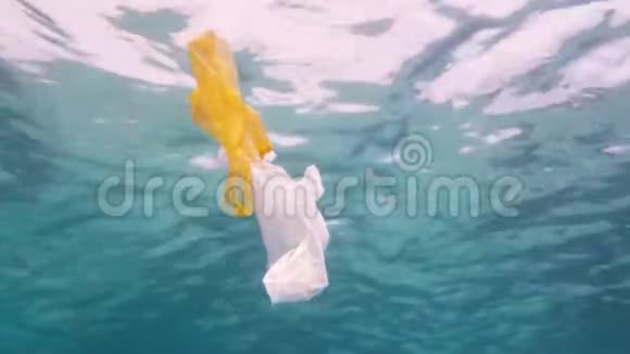 塑料袋在海里视频的预览图