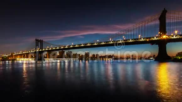 曼哈顿大桥日出时间视频的预览图