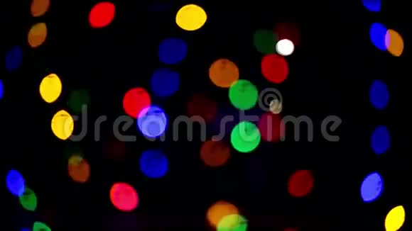 波克灯很漂亮的圣诞背景圣诞节和新年圣诞灯光背景节日摘要视频的预览图