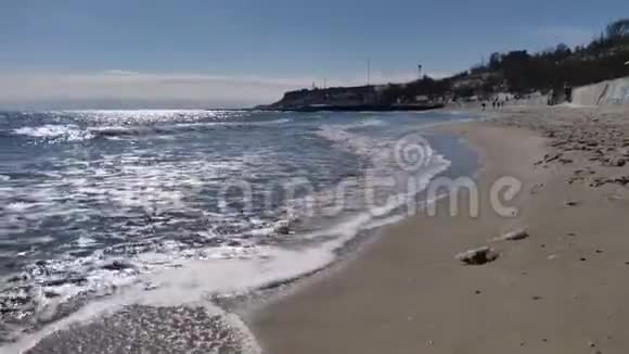 在海滩的春日视频的预览图