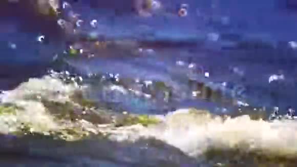 水波流淌美轮美奂的bokeh背景视频的预览图