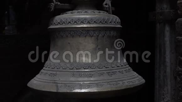 印度教神庙的钟声视频的预览图