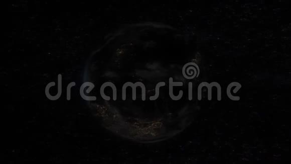 旋转行星地球视频的预览图