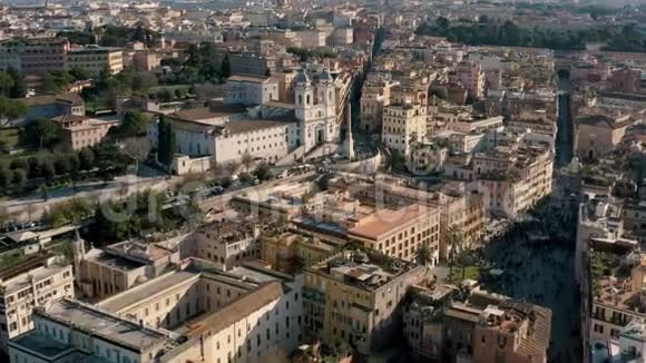 在罗马的西班牙台阶视频的预览图