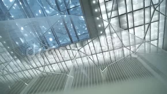 玻璃迷宫里的玻璃窗帘视频的预览图