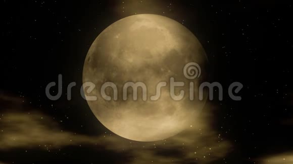 月亮11080p静态夜视频背景循环视频的预览图
