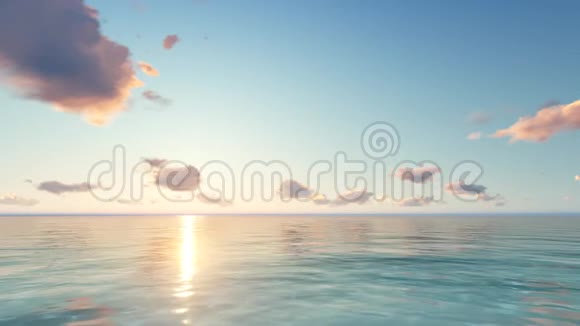 海和日落景观视频的预览图