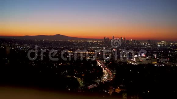 洛杉矶夜景视频的预览图