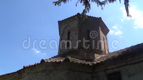 旧修道院的塔楼视频的预览图
