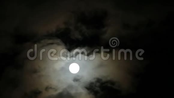 夜空满月4K视频的预览图